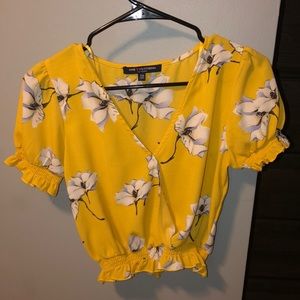 Flower crop top
